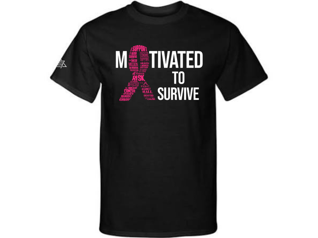 Motivated to Survive Black T-shirt