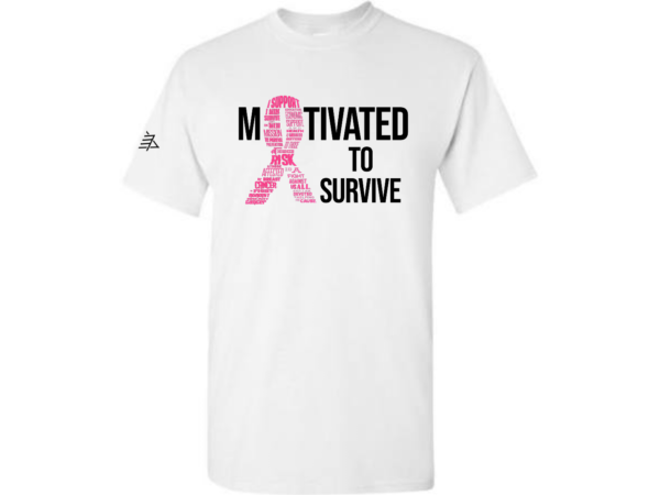 Motivated to Survive White T-shirt